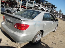 2003 Toyota Corolla S Silver 1.8L MT #Z24629